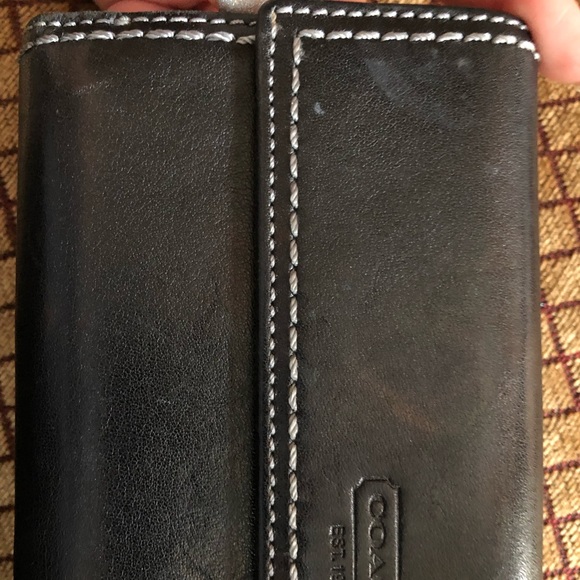 Coach Black Leather Wallet - Picture 8 of 8